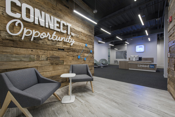 奧馬哈特色文化底蘊展現、LinkedIn辦公室裝修設計