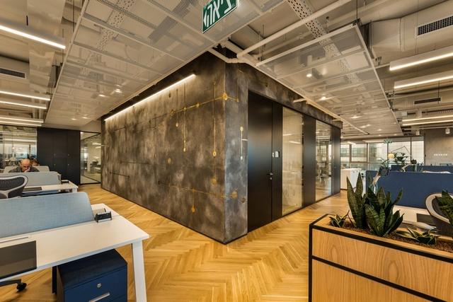 辦公空間:***生物科技公司工業風格辦公室設計