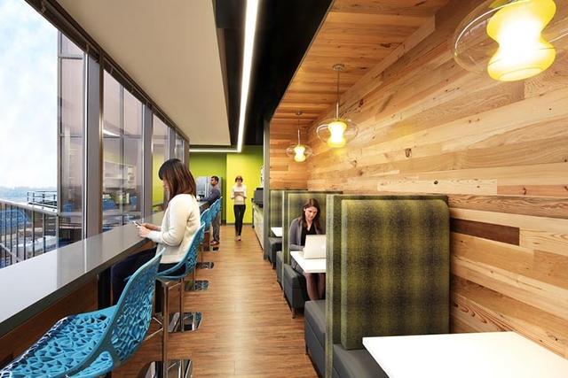 別小看回收木板條！美國VMware公司用它創造了獨特的木質辦公空間