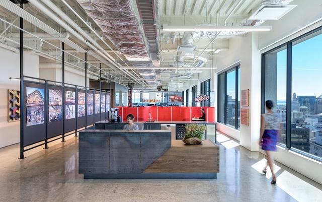 樂享純凈藍天白云之境！在Gensler設計公司辦公室工作倍兒