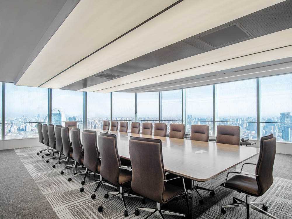 高級感會議室效果圖