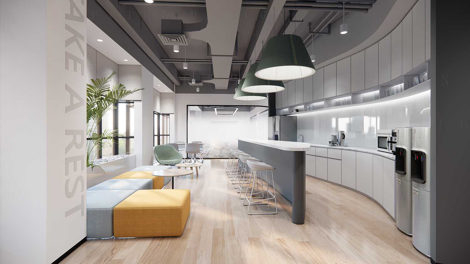 休閑區展示案例