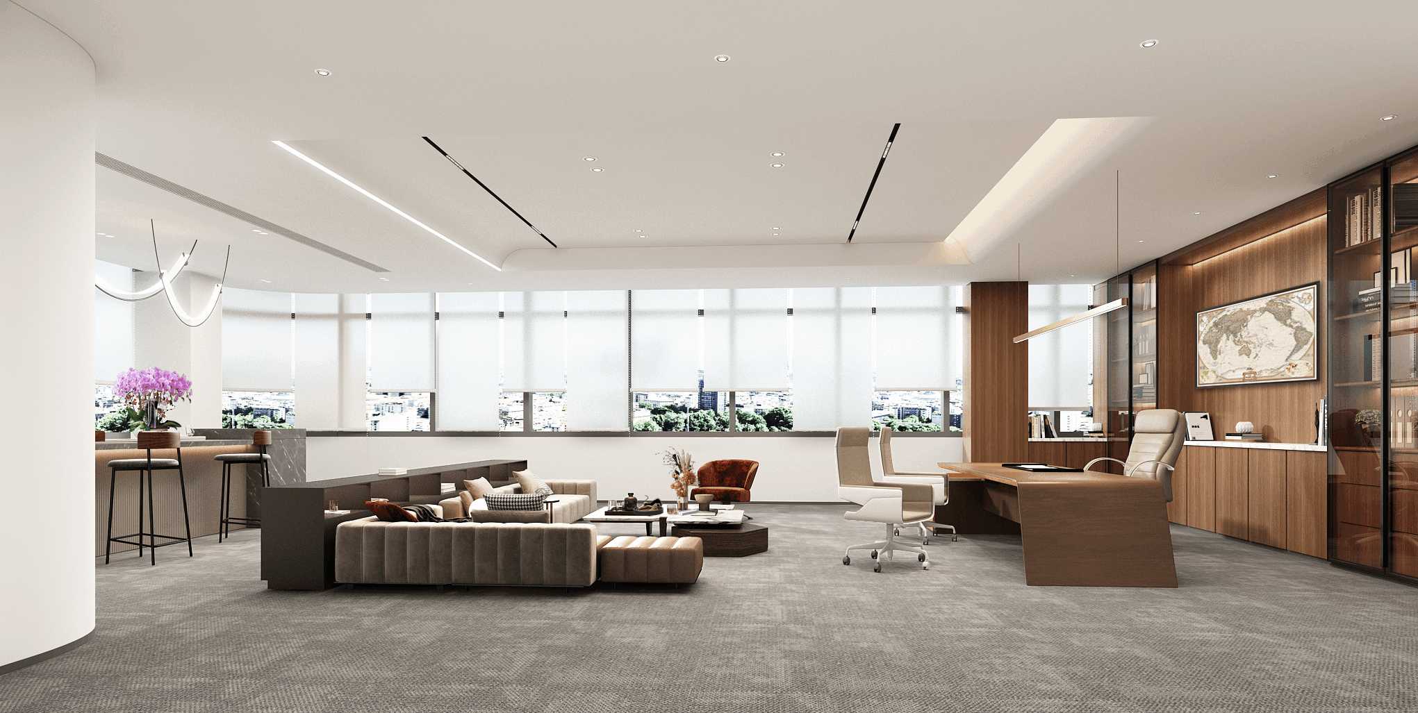 經理室設計效果圖